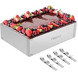PRESTOV Backrahmen Rechteckig Verstellbar - 8cm Hohe Deutsche Qualität Backrahmen Eckig...