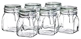 MÄSER 925339 Gothika, Einmachgläser 750 ml, 6er Set, made in Germany, Vorratsgläser mit...