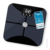 medisana BS 652 Körperanalysewaage bis 180 kg mit W-LAN oder Bluetooth, Personenwaage zur...