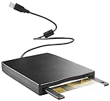 Xystec Diskettenlaufwerk: Externes USB-Disketten-Laufwerk, Slimline, PC (auch Windows 11)...