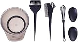 POFET 5-teiliges Haarfärbe-Set, Haarfärbe-Pinsel und Schüssel, inkl....