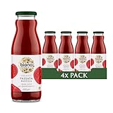 Biona Bio Passata Rustica, 680 g (12er-Pack) – stückige Tomatensauce aus...