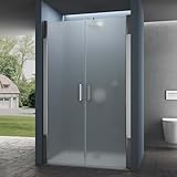 doporro Duschtür Nischentür dusche Duschabtrennung Duschkabine 90cm...