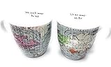 Boltze Jumbobecher Weltreise 2-fach sortiert 1 Stück zufällige Variante Jumbotasse Tasse...
