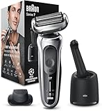 Braun Series 7 Elektrorasierer 360° Flex mit Reinigungsstation, Trimmer &...