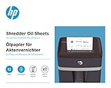 HP Ölpapier für Aktenvernichter, 12 Blatt, auf pflanzenbasis zur Pflege für Ihren...