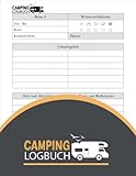 Camping Logbuch, Reisetagebuch | punktiert für Reisen mit Camper: Wohnmobil | Camper...