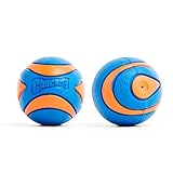 ChuckIt! Ultra Quietscher Hundeball, langlebiges schwimmendes Hundespielzeug aus...