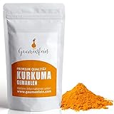 GAUMENFEIN® Kurkuma Pulver Indisch - Kurkuma-Wurzel gemahlen - 100g - natürliche Premium...