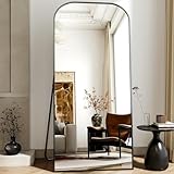 BEAUTYPEAK Standspiegel 171x76 cm, Minimalistische Rahmen Ganzkörperspiegel...