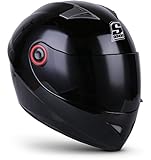 Soxon® ST-666 „Shiny Night“ · Integral-Helm · Full-Face Motorrad-Helm...