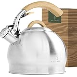 WALDWERK Wasserkessel (2,2L) - Wasserkessel für Induktion und Gasherd -...