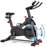 FITINDEX Heimtrainer Fahrrad Magnetisches Indoor Cycling Bike Ruhig, Still...