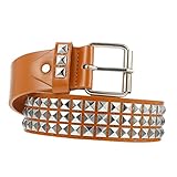 BESTYASH 1 Stück Nietgürtel utility belt lederband metallgürtel studded belt...