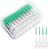 SNZ Zwei Schachteln 80 Stück Interdentalbürsten, Silikon Zahnzwischenraumbürsten,...