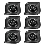 Schramm® 6 Stück Eierbecher Porzellan weiß matt oder schwarz matt geschwungen...