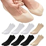 ILovDaisy 8 Paar Füßlinge Ballerina Socken Damen Atmungsaktiv Füsslinge, Unsichtbare...