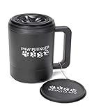 Paw Plunger Pfotenreiniger für Hunde Large, Schwarz