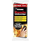 RAKSO Kaminscheibenreiniger - 4 Kaminglasreinger, 2x2 Stk. - Kaminreiniger...
