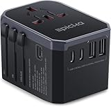 EPICKA Reiseadapter Weltweit, Universal Reisestecker Adapter 30W,...