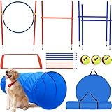 G TALECO GEAR Agility Set Hunde, 7-teiliges Set Agility Ausrüstung für Hunde,...
