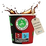 Enpack 1000 Espressobecher - 120ml/4oz - Einwegbecher - Hitzebeständige To Go Becher -...