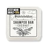 Störtebekker® Premium Shampoo Bar Kokos - Festes Shampoo Herren & Damen - 3in1...