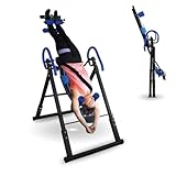 Mobiclinic® fitness, Inversionstisch, Klappbar, Neigung 180°, Bis 120 kg, Verstellbar,...