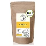 BIO Kamillentee lose aus ganzen Kamillenblüten getrocknet - Kamille für Tee & Dampfbad,...