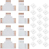 KWJEIULSOQ 28 Stück Led Strip Verbinder 4 Polig,Led Eckverbinder，T-Form Led Streifen...