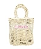 stylx Handtasche Damen gehäkelte Mesh Strand Tote Bag, Groß Shopper Sommer Urlaub Boho...