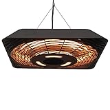 Outsunny Deckenheizstrahler 800W/1200W/2000W 5 Modi Heizstrahler IP45 Elektro Heizpilz mit...