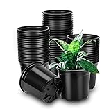 Pflanztöpfe, 60 Stück Anzuchttöpfe Blumentopf Kunststoff Blumentöpfe für Blumen und...