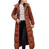 strickjacke damen Damen Winterjacke Verdickte Puffer Jacke mit Kapuze Winter...