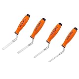 Mivos 4 x Fugenkellen Rostfreie - Breite 8 10 12 14 mm - Fugkellen Set mit Softgriff und...