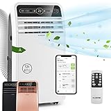 Klarstein Mobile Klimaanlage, 4-in-1 Luftkühler, Entfeuchter, Ventilator & Nachtmodus,...