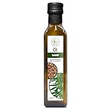 Health Seed® Ungefiltert Hanföl - 100% Rein Kaltgepresst Glasflasche - Frisch vom...
