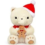Yamepuia Teddybär Plüschtier,23CM Kuscheltier Weihnachten Kuscheltier Bär...