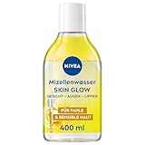 NIVEA Skin Glow Mizellenwasser, Gesichtswasser mit Aminosäurekomplex, Vitamin C...