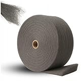 Stahlwolle 1kg Rolle – Stahlschwamm 0+00 zum Reinigen, Polieren & Renovieren von Metall,...