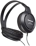 Panasonic RP-HT161E-K Hifi-Kopfhörer - 2 m langes Kabel, 10-27.000 Hz, 30 mm Wandler,...