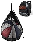 BROTOU Ballsack,Ballnetz für 1 Bälle mit Reißverschlusstasche,Rucksack...