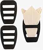 Zernblend 3 Pack Einstecktuchhalter Set für Herren, vorgefaltet, Halterung für...