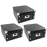 Ideen mit Herz Ordnungsboxen | 3er Set | Aufbewahrungsbox mit Deckel | faltbar |...