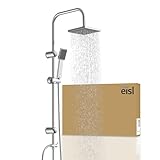 EISL EASY ENERGY Duschset, Duschsystem ohne Armatur 2 in 1 mit großer Regendusche (176 x...