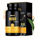 BRAINEFFECT MOOD Mit L-Tryptophan & Vitamin D für gute Laune [90 Mood Kapseln] +20...