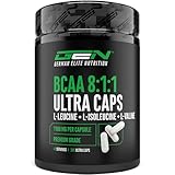 BCAA Ultra Caps - 365 Kapseln mit hochdosierten 1100 mg pro Kapsel - Optimales...