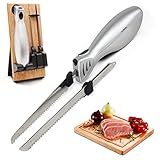 FISHTEC Kabelloses elektrisches Küchenmesser Easy Cut Plus - Mit Ladegerät und...