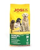 JosiDog Senior/Light (1 x 15 kg) | Senior | Premium Trockenfutter für ausgewachsene...