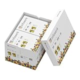 Infowerk Druckerpapier Kopierpapier 5000 Blatt 10 x 500 A4 80g Premium Weiß...